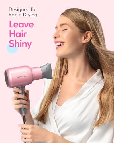 Wavytalk Salon Ionic Hair Dryer and Hair Straightener Set for Frizz-Free Hair
