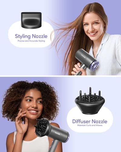 Wavytalk Professional Hair Dryer and Curling Iron Set