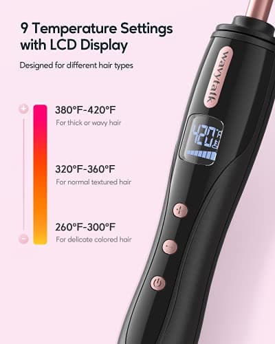 Wavytalk 1875W Ionic Hair Dryer with Diffuser & Curling Iron for Women