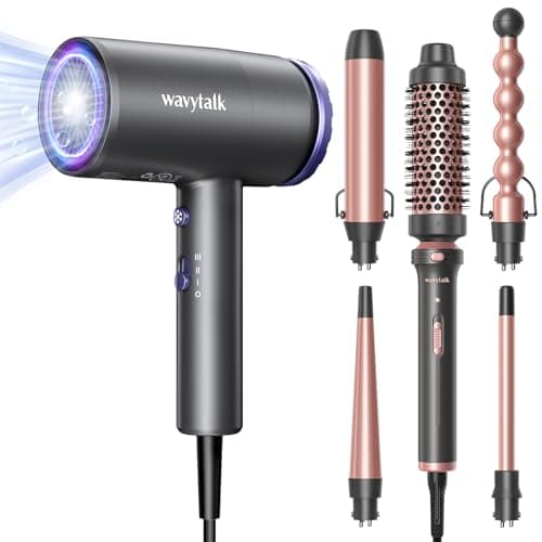 Wavytalk Professional Hair Dryer and Curling Iron Set