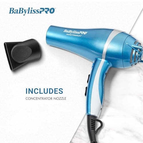 BaBylissPRO Nano Titanium 2000-Watt Ionic Blow Dryer