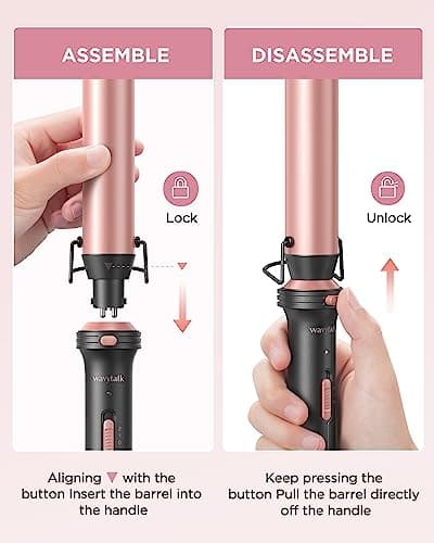 Wavytalk Professional Hair Dryer and Curling Iron Set