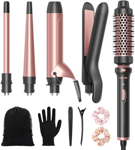 Wavytalk 5-in-1 Curling Iron Set for Women