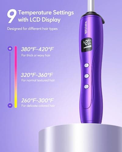 Small Hair Dryer with Diffuser and Curling Wands for Short & Long Hair