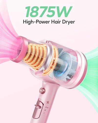 Wavytalk Professional Hair Dryer with Diffuser for Women