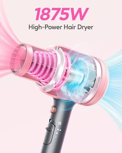 Wavytalk Salon Ionic Hair Dryer and Hair Straightener Set for Frizz-Free Hair