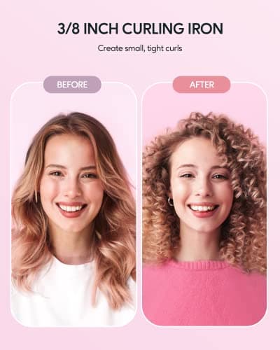 Wavytalk 1875W Ionic Hair Dryer with Diffuser & Curling Iron for Women