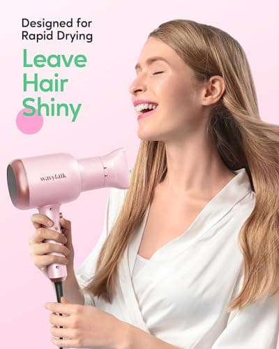 Wavytalk Professional Hair Dryer with Diffuser for Women