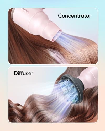 Wavytalk Hair Dryer and Curling Iron Combo for Women