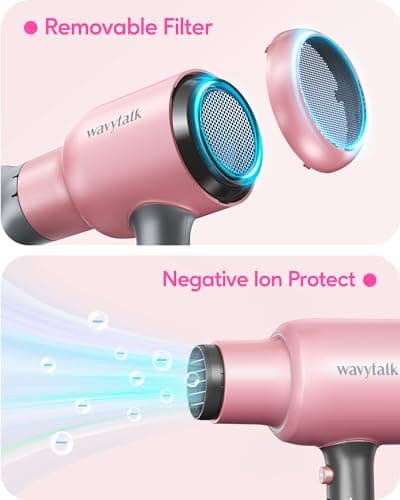 Wavytalk Salon Ionic Hair Dryer and Hair Straightener Set for Frizz-Free Hair