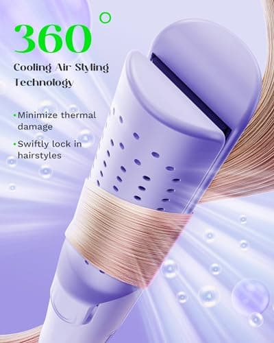 Wavytalk Portable Hair Dryer with Diffuser and Airflow Styler Curling Iron