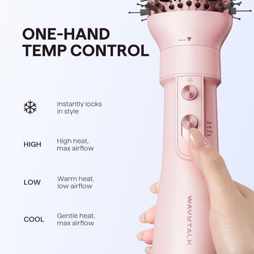 Wavytalk Air Sculpt 5-in-1 Hot Air Brush Set | Sleek Frizz-Free Blow Dryer Brush