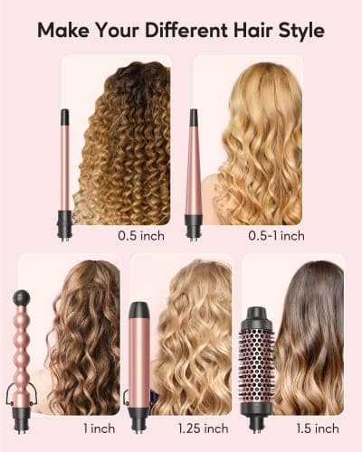 Wavytalk Professional Hair Dryer and Curling Iron Set