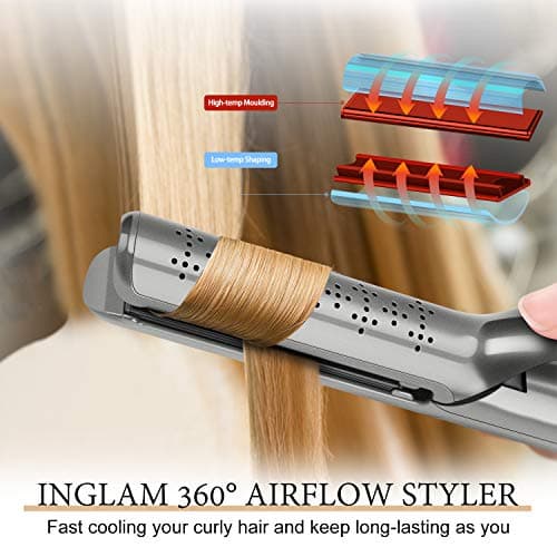 IG INGLAM 360° Airflow Styler & Cooling Fan for Professional Straight & Curl