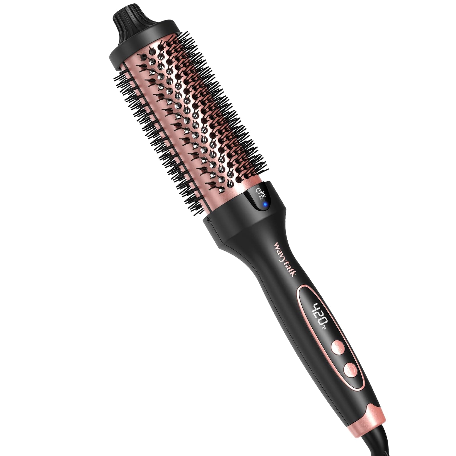 Thermal Brush for Wavy Hair in Rose Pink