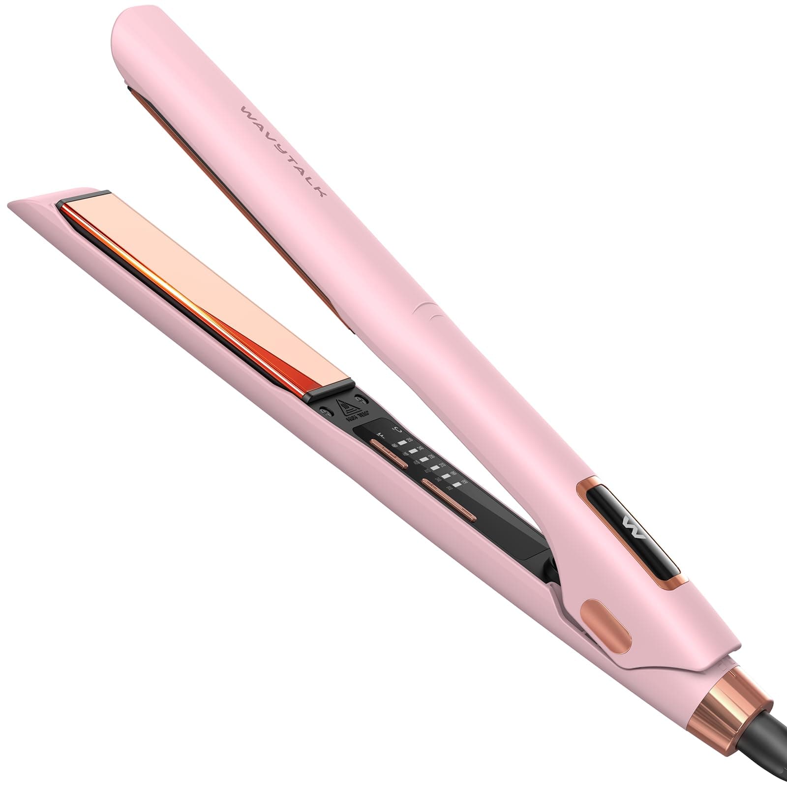 Professional 2 in 1 Titanium Flat Iron for Fast Straightening and Curling